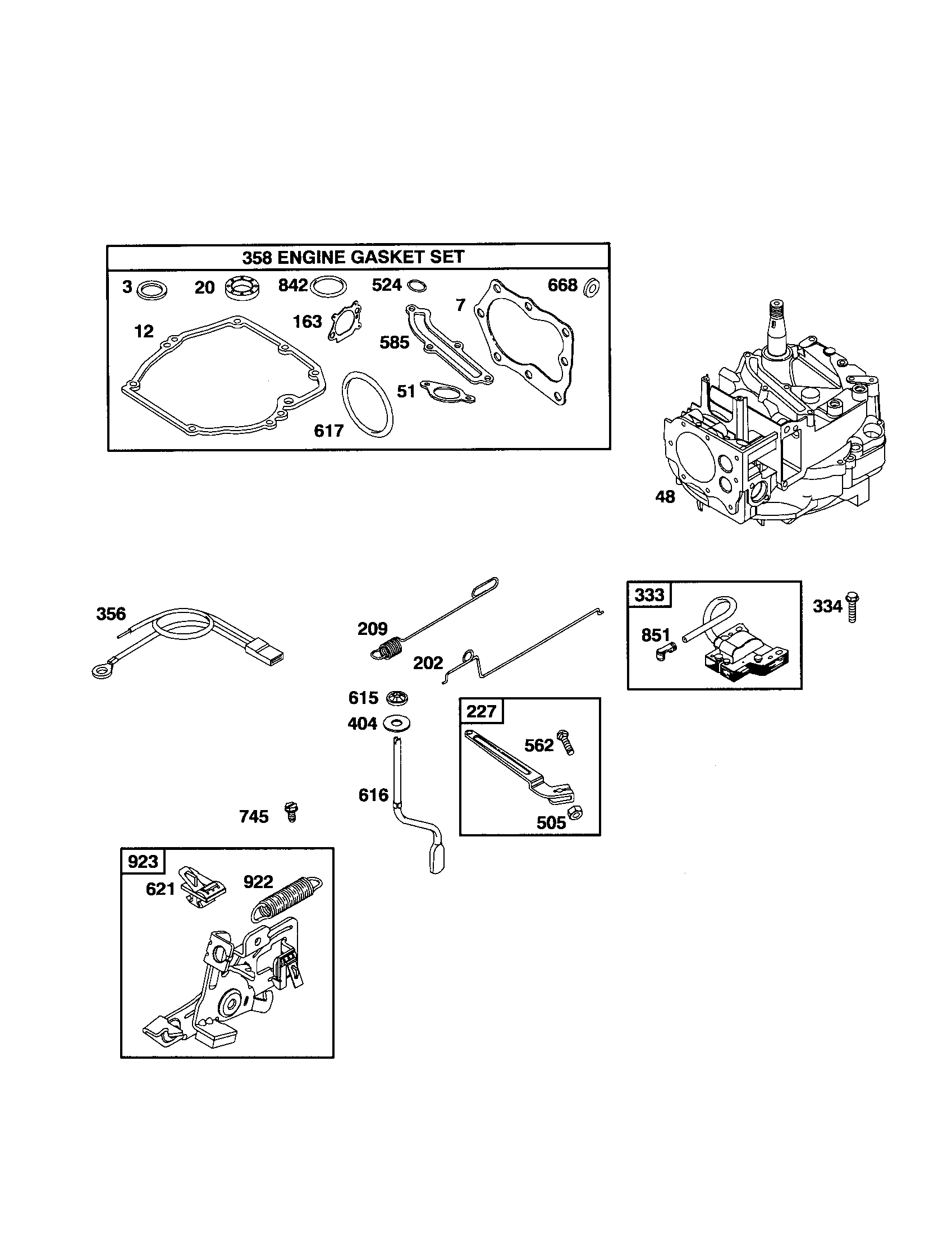 SHORT BLOCK/GASKET SET