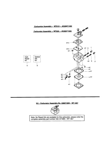 Carburetor assembly