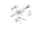 Poulan 2775 TYPE 4 chassis/bar/handle diagram