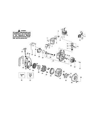 Cylinder/crankshaft/crankcase