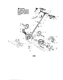 Handle/fan housing/gear box