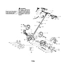 Handle/fan housing/gear box