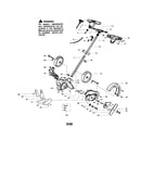Handle/fan housing/gear box