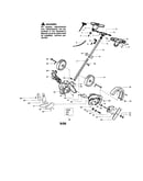 Handle/fan housing/gear box