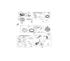 Craftsman 917287382 starter rewind/flywheel diagram