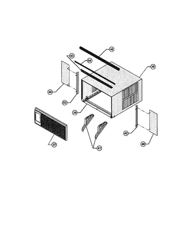 Cabinet & mounting parts
