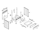 Bosch HES5022U/01 cabinet/drawer diagram