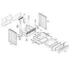 Bosch HEI7282U/01 side panels/drawer diagram