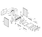 Bosch HDI7052U/01 drawer/side panels diagram