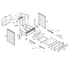 Bosch HDI7152U/01 drawer/side panels diagram