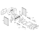 Bosch HDI7282U/01 drawer/side panels diagram