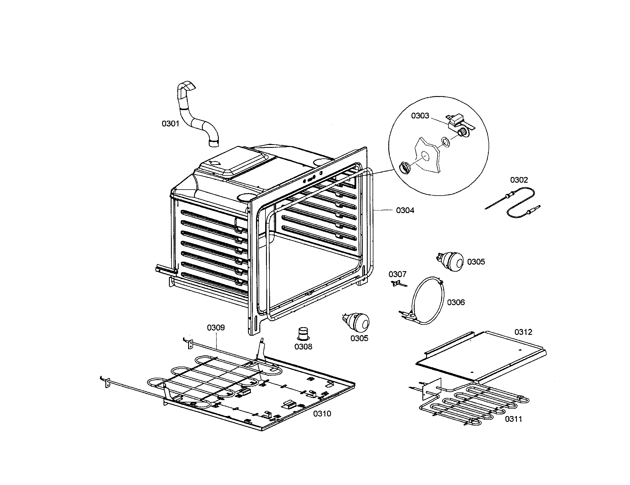 Burner/broil