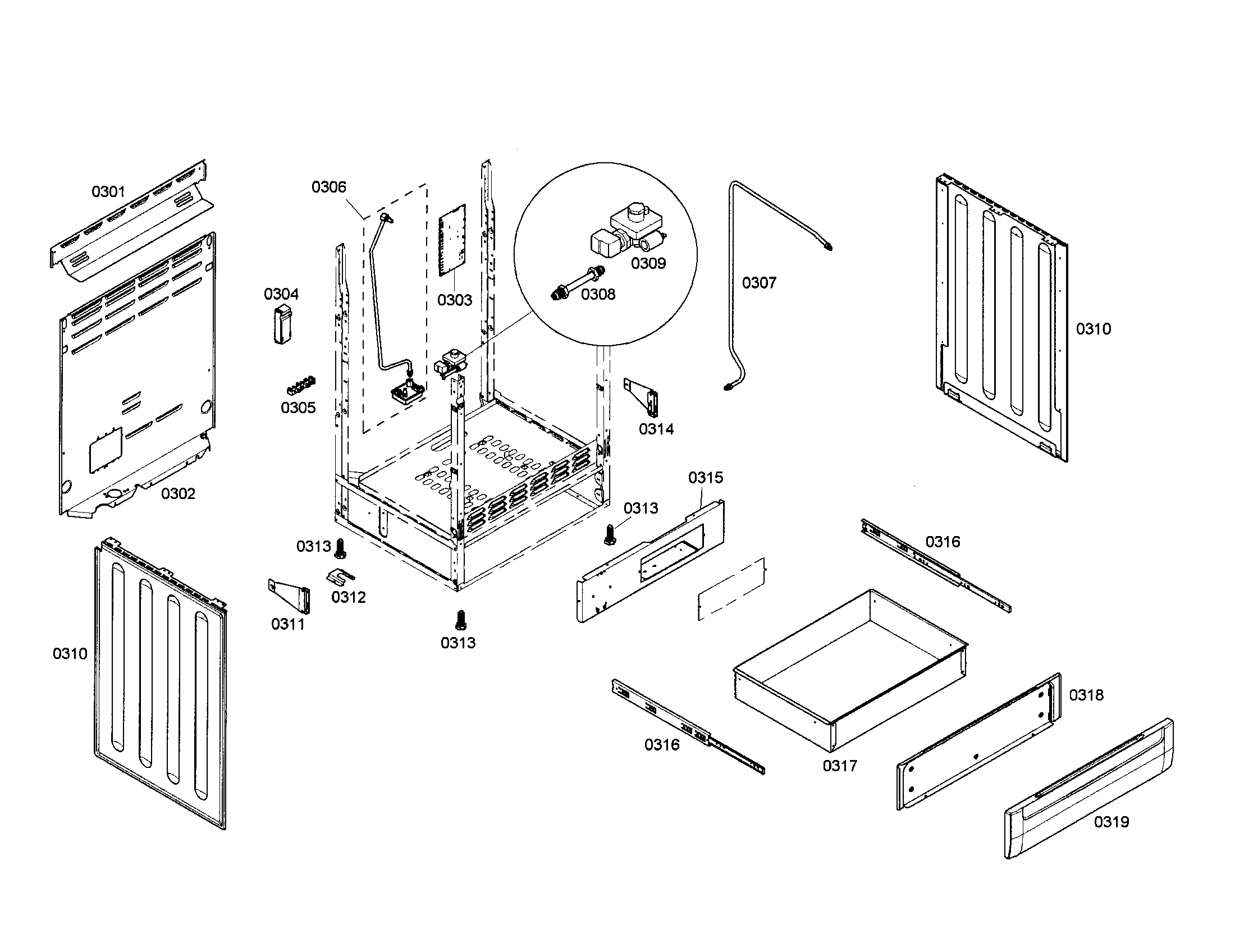 Side panels/drawer