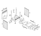 Bosch HES7062U/01 side panels/drawer diagram