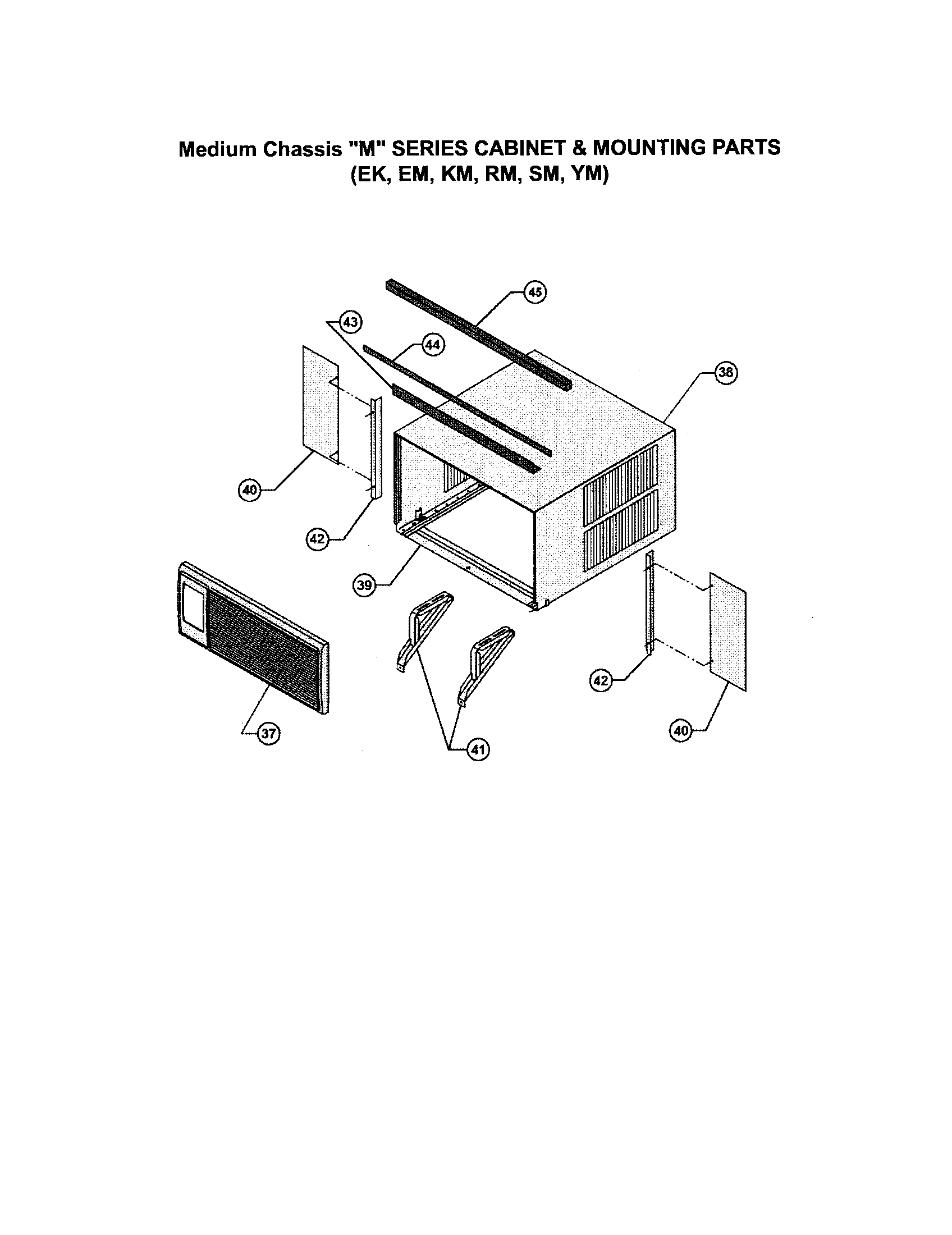 Cabinet and mounting