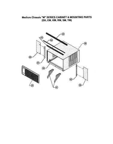 Cabinet and mounting