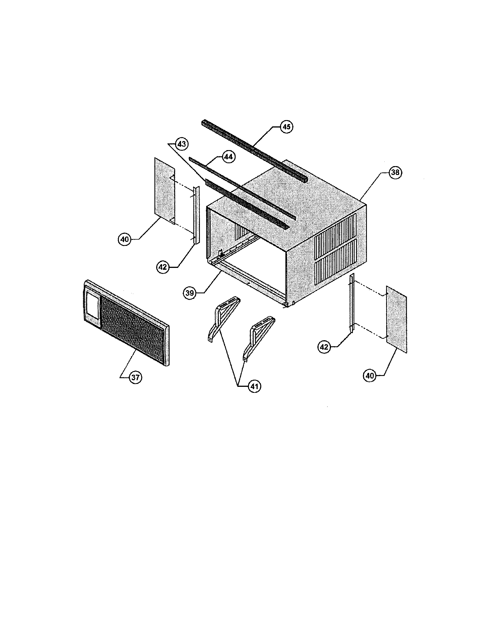 Cabinet and mounting