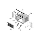 Cabinet and mounting
