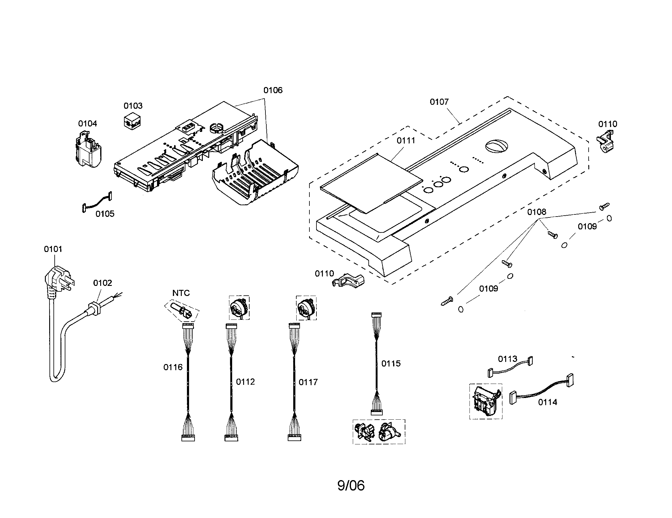 Facia panel/control module