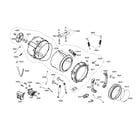 Bosch WFMC1001UC/02 drum/tub diagram