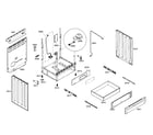 Bosch HGS3052UC/01 drawer/side panels diagram