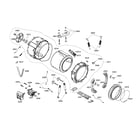 Bosch WFMC6401UC/02 drum/tub diagram
