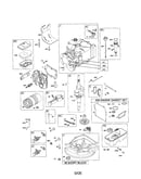 Cylinder/crankshaft/sump