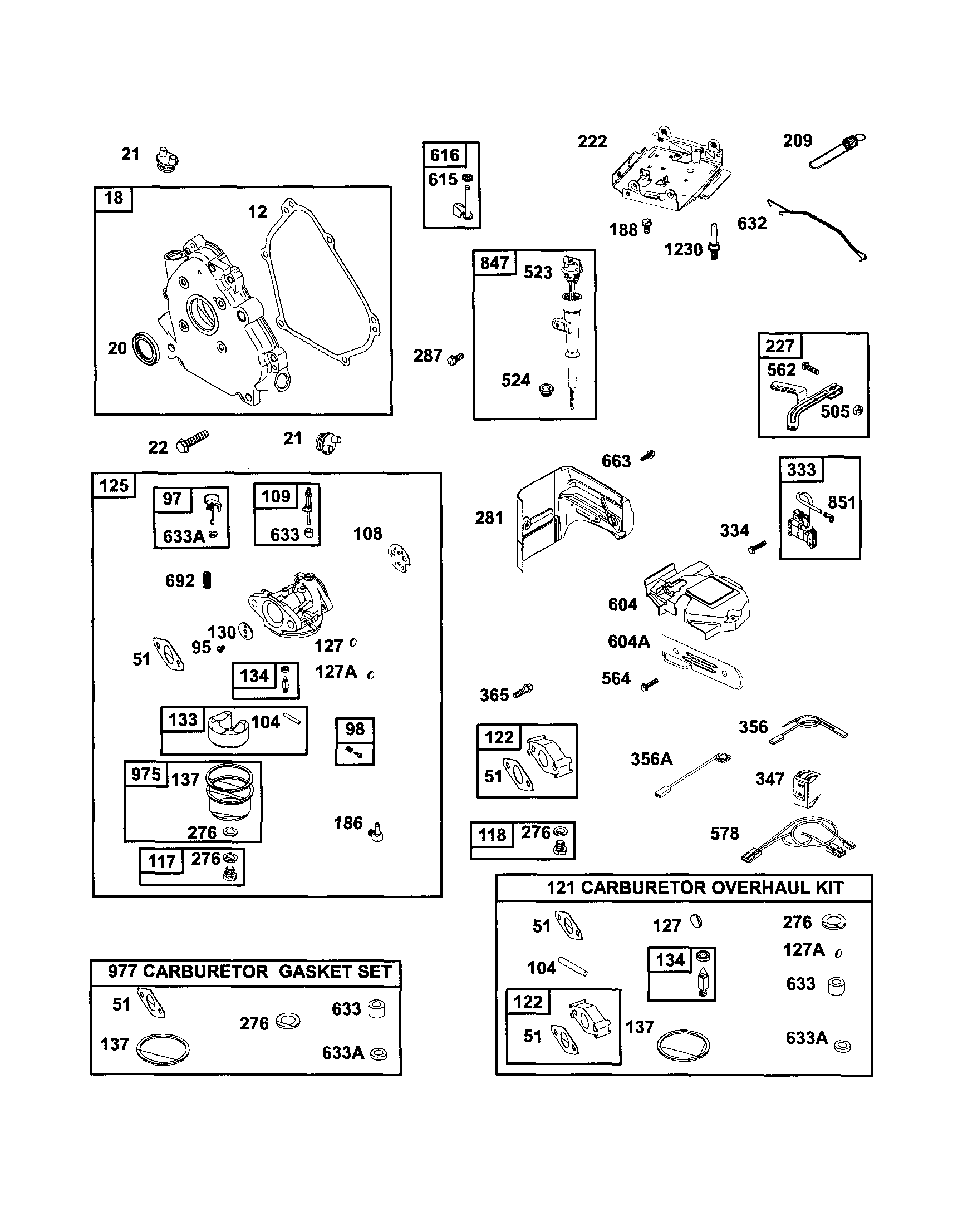 CARBURETOR/KITS