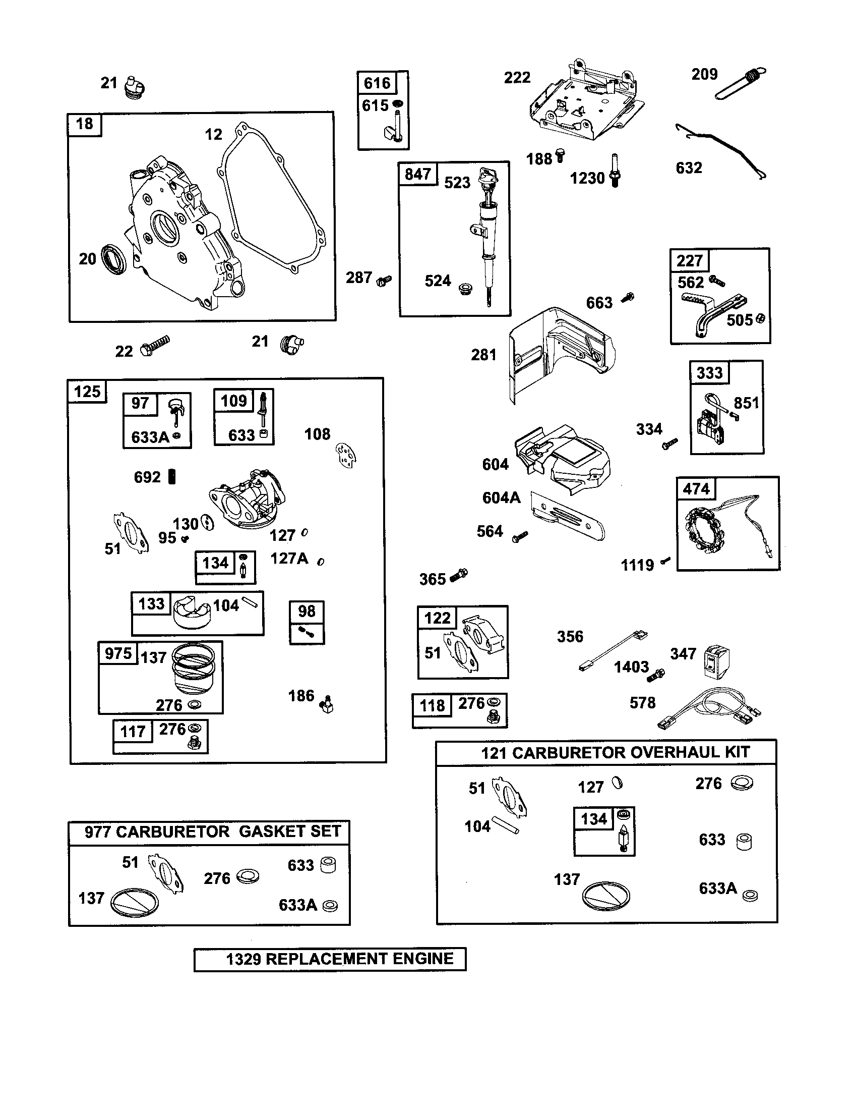 CARBURETOR/KITS