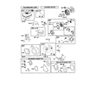 Briggs & Stratton 15A114-0342-E1 rewind starter/muffler diagram