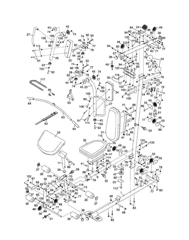 Seat/base/top frame