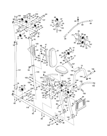 Seat/uprights
