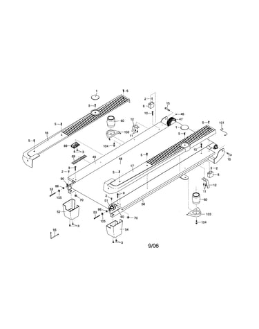 Walking belt/frame