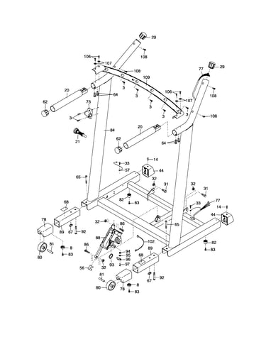 Uprights/handrails