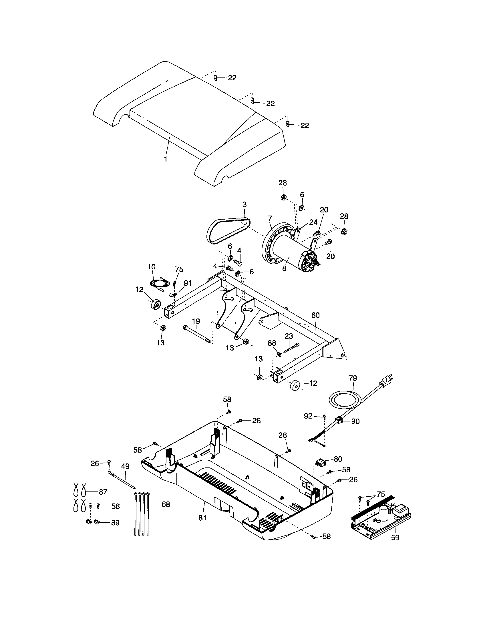 Motor/hood