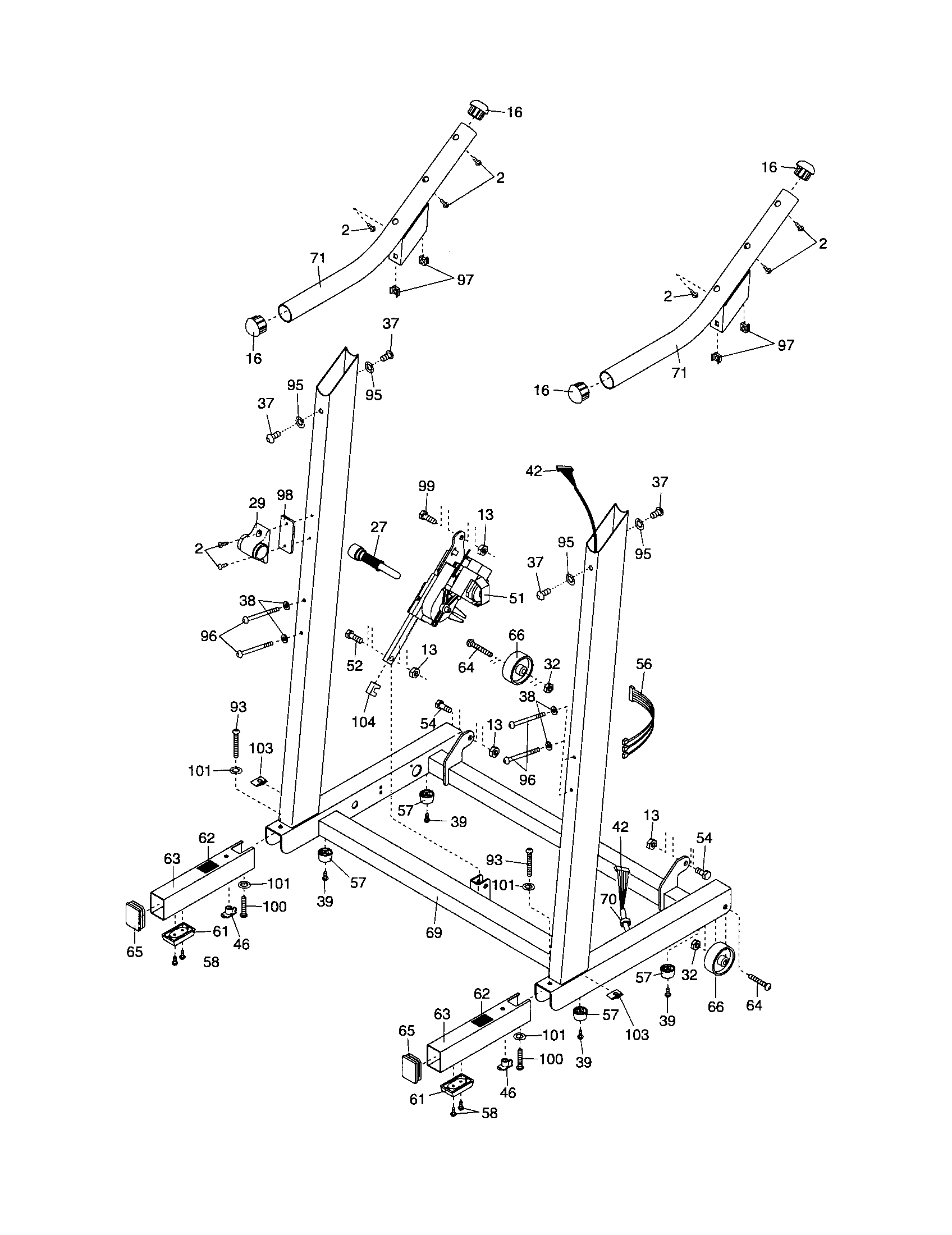 UPRIGHTS/INCLINE MOTOR