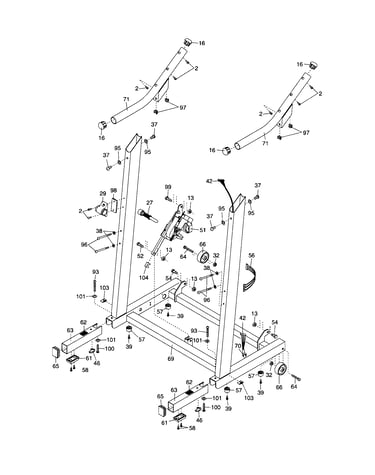 Uprights/incline motor