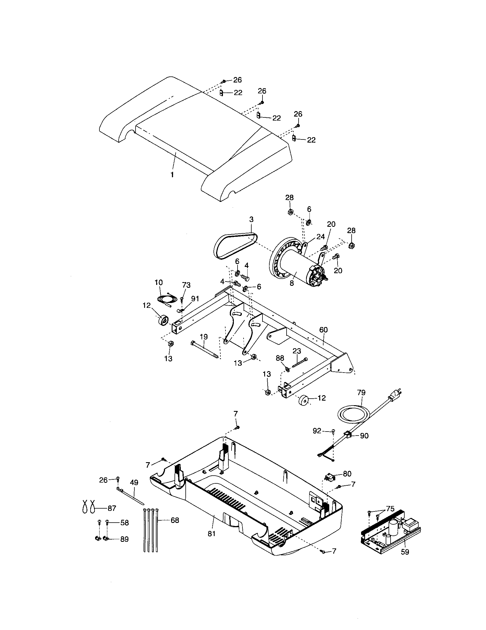 Motor/hood