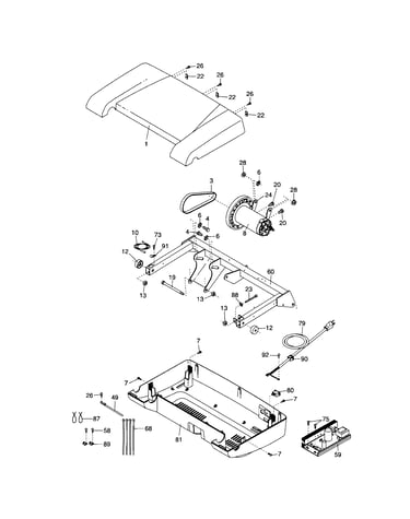 Motor/hood
