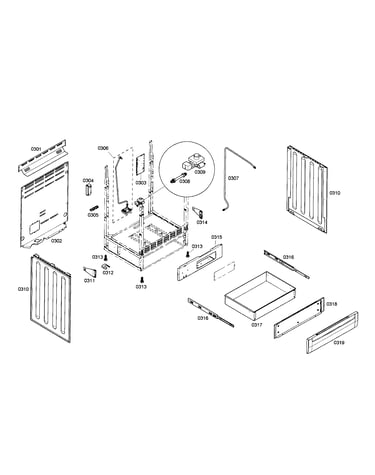 Drawer/side panels