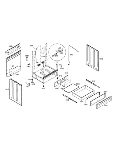 Drawer/side panels