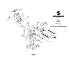 Horizon T95 treadmill diagram