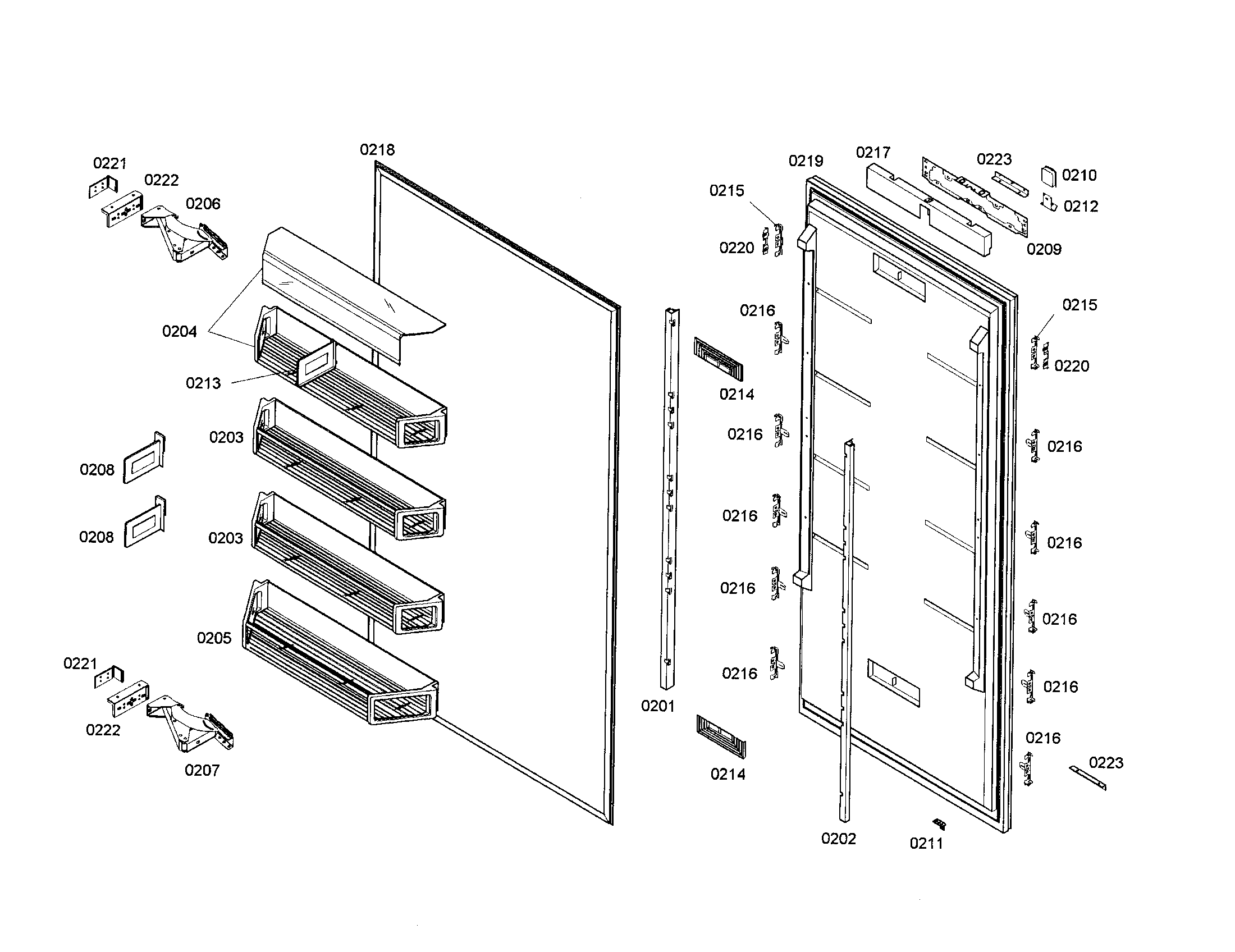 REFRIGERATOR DOOR