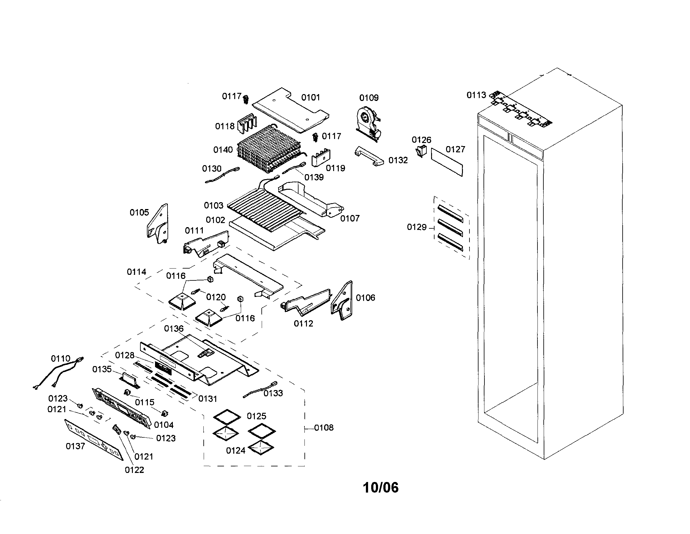 Refrigerator section