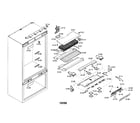 Thermador T36IB70NSP/04 refrigerator section diagram