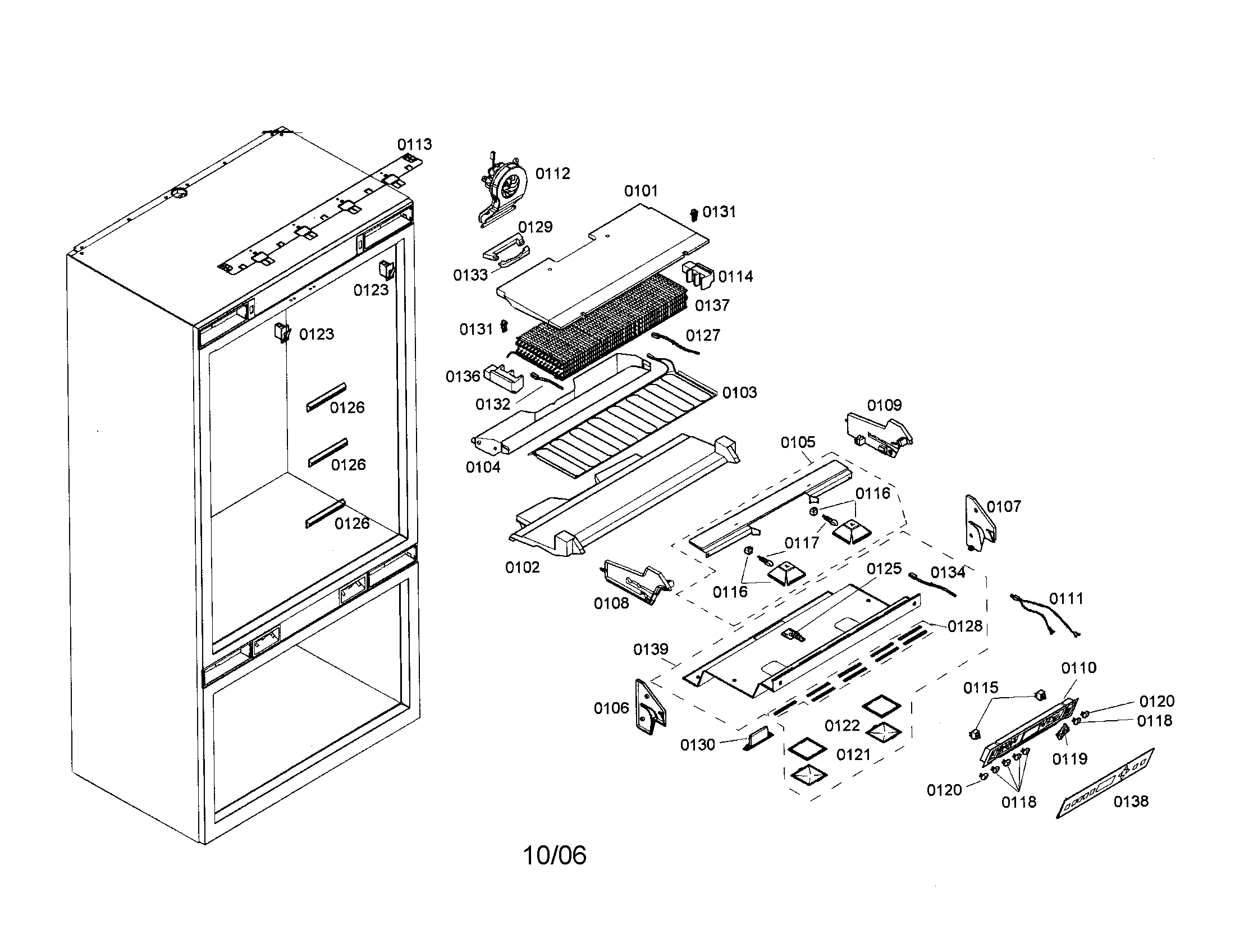 Refrigerator section