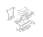 Thermador T36IT70NNP/04 shelves/drawers diagram