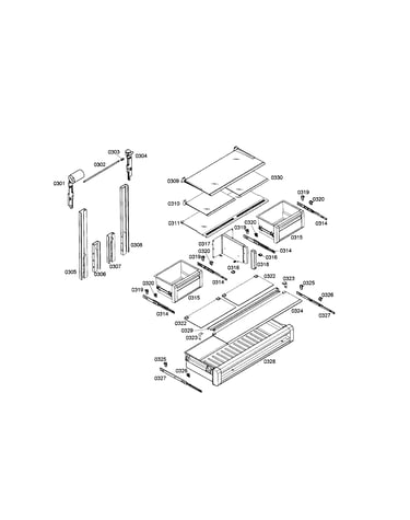 Shelves/drawers