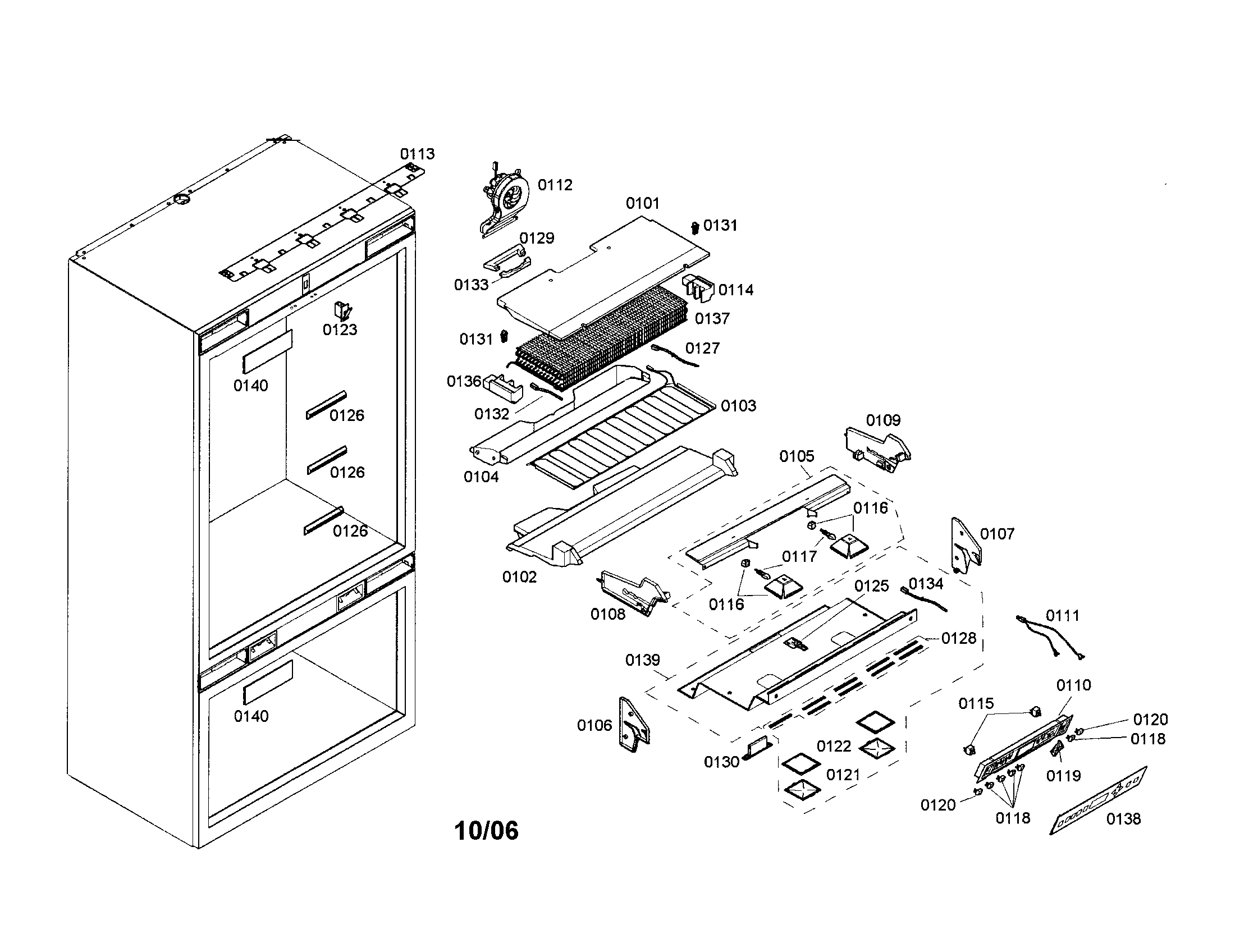 REFRIGERATOR SECTION