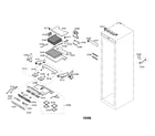 Thermador T24IF70FSS-01 freezer section diagram